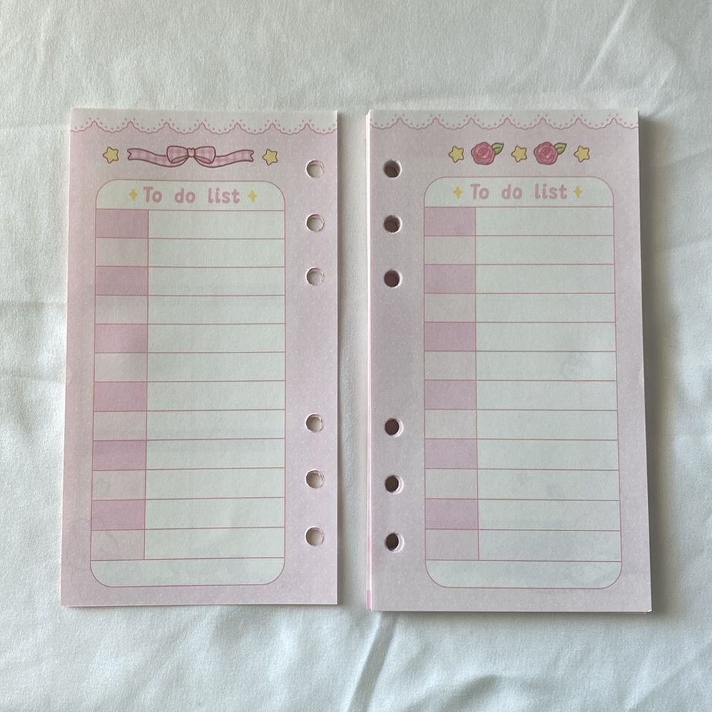 A6 Planner Kawaii Princess Pink - Picture 4 of 12